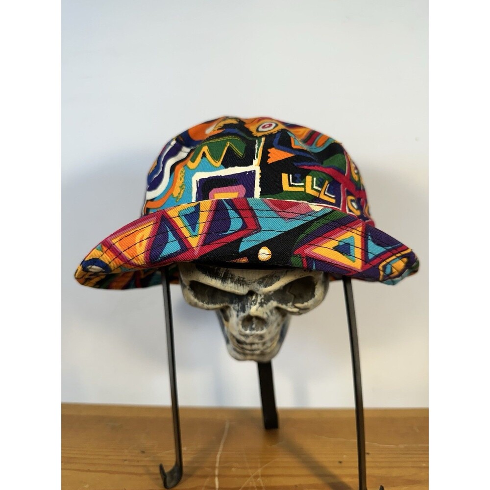 KB Ethos Tribal Pattern Bucket Hat Abstract Festival Streetwear Unisex Ethnic